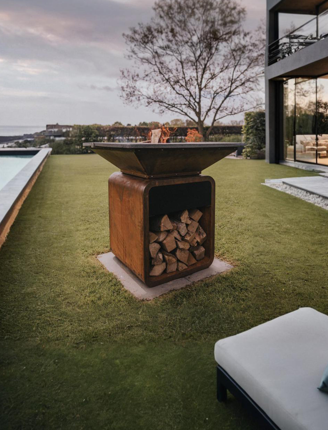 MOESTA ONE FirePlace –Brasero plancha Premium