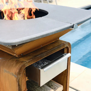 MOESTA ONE FirePlace –Brasero plancha Premium